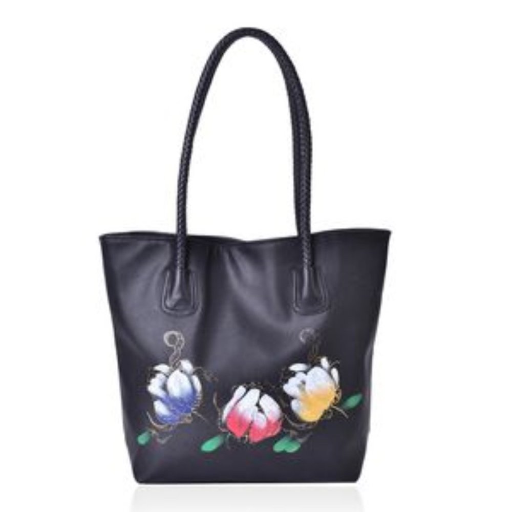 Leather Painted Tote